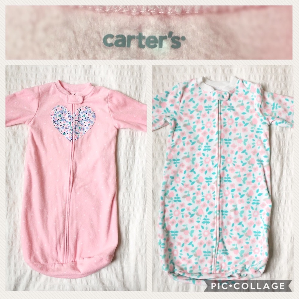 NWOT Fleece Little Sleep Bag Bundle by Carter’s